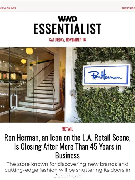 ron herman fake denim|Ron Herman, an Icon on the L. A. Retail Scene, Is Closing After .